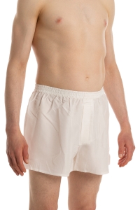 Boxershorts, sandgewaschen, 100% Seide, Weiß, XL (7)